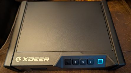 XDEER Safe S10 Biometric CA  DOJ Cert NEW