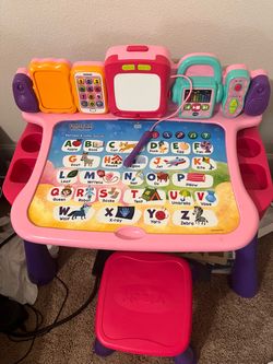 VTech Explore & Write Activity Desk Pink