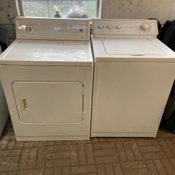 EXCELLENT RUNNING WHIRLPOOL EXTRA LARGE CAPACITY PLUS WASHER & ELECTRIC DRYER! BOTH RUN LIKE NEW. NO ISSUES WITH EITHER! ILL RUN BOTH FOR YOU THROUGH 