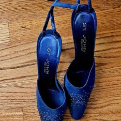 St JOHN Royal  Blue With Rhinestones