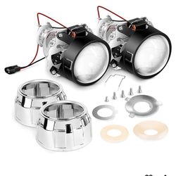 Nilight 2.5" LHD H1 Bi-xenon HID Projector Lens Low High Beams with Shrouds For H4 H7 H11 9005 9006 9007 H13 Headlight OBO