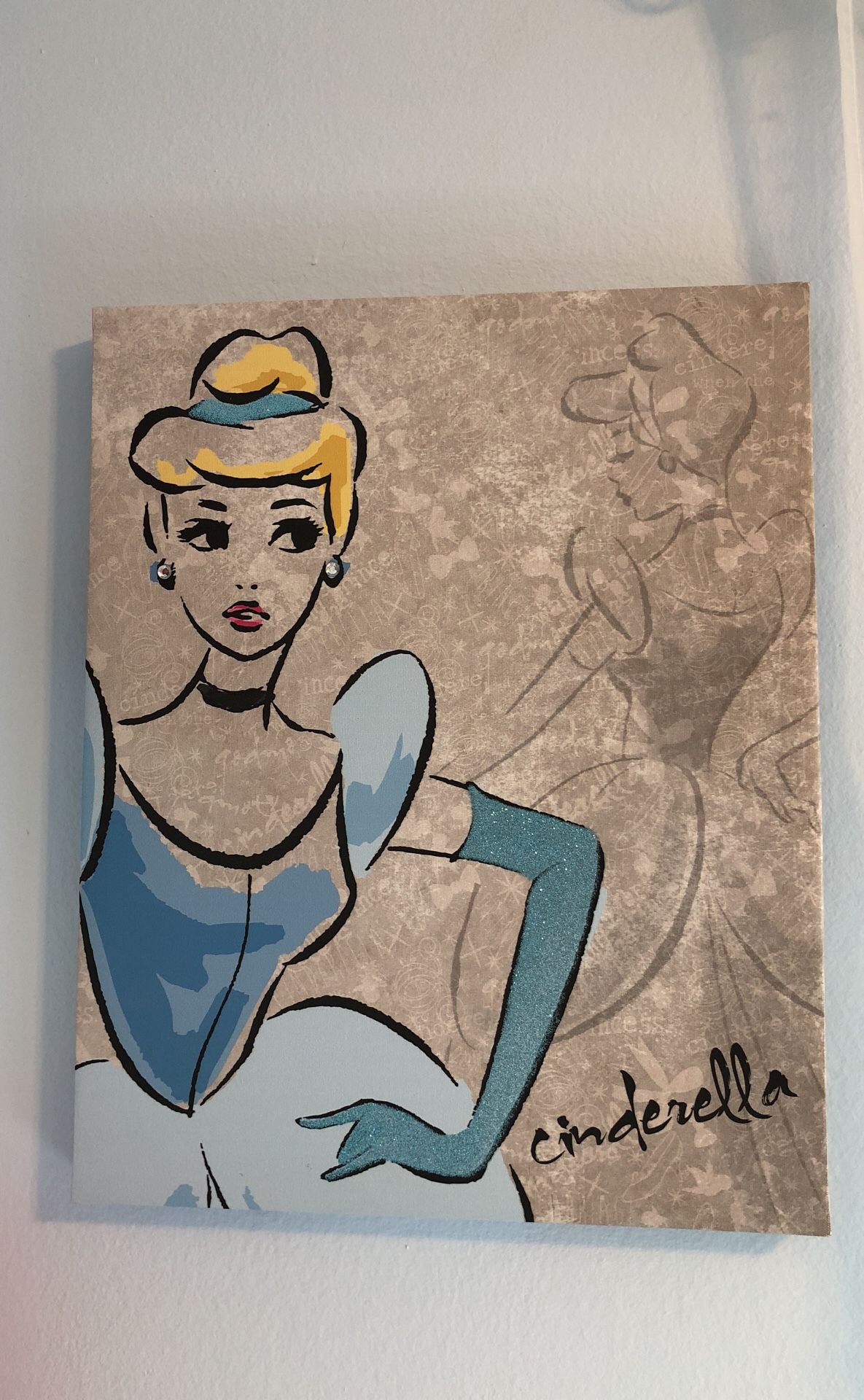 Disney’s Cinderella canvas art