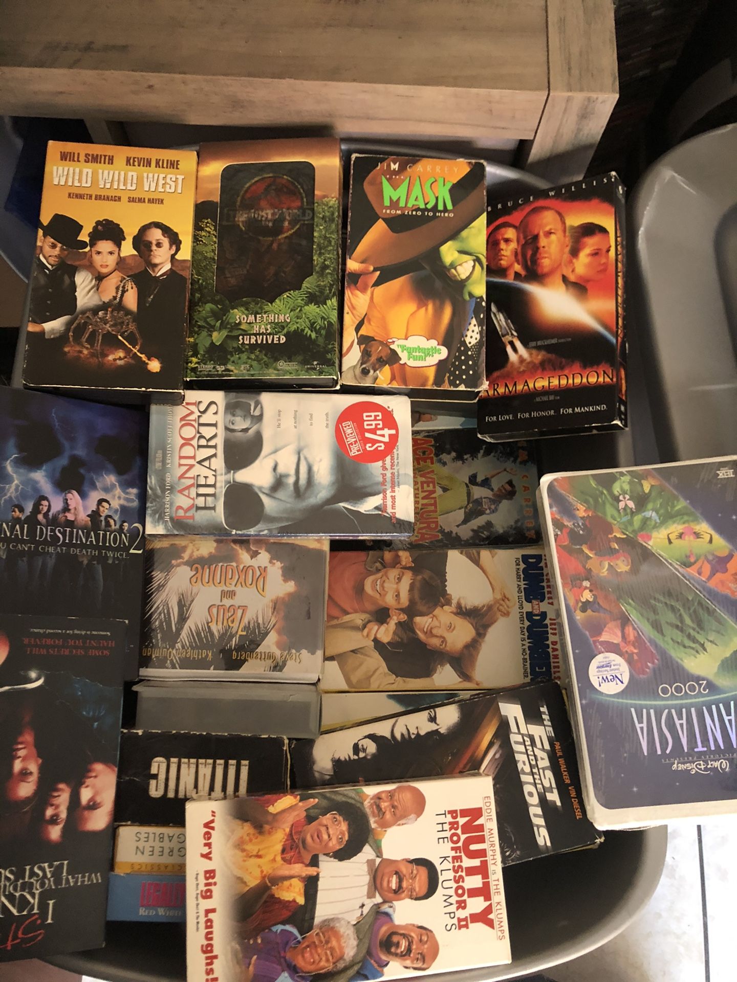 DVDs and VHS