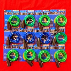 NEW bike cable lock / nuevo candado para bicicleta