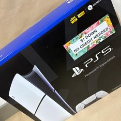 Playstation 5 PS5 New Gaming Console - Pay $1 today and pay the rest later -
