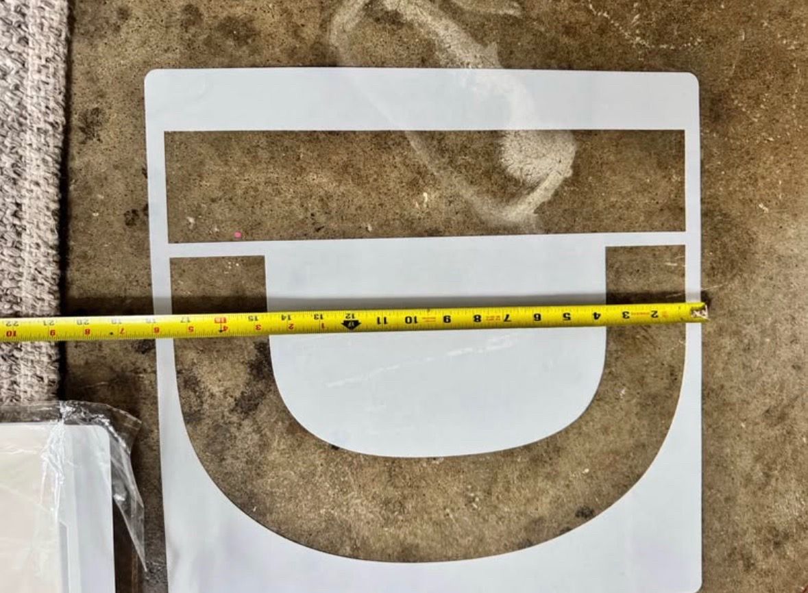 Large Letter Stencils - 18”
