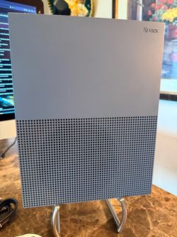Microsoft Xbox One S 500GB Console Gaming System Storm Grey 1681 Controller and cables including