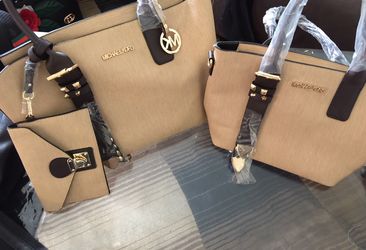 Michael Coors three-piece two bag and wallet