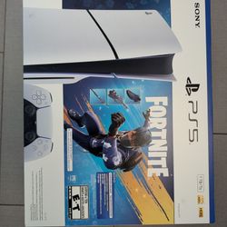 Sony Playstation 5 Disc Edition With Fortnite - 1 TB Gaming Console