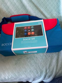 New Bocce Ball Set with Carry Case