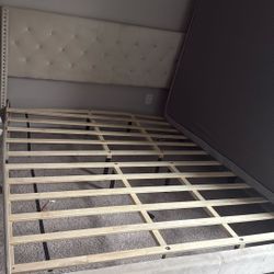 Upholstered King bed Frame/Bed