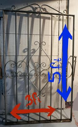 Wrought iron security door / gate / window obo