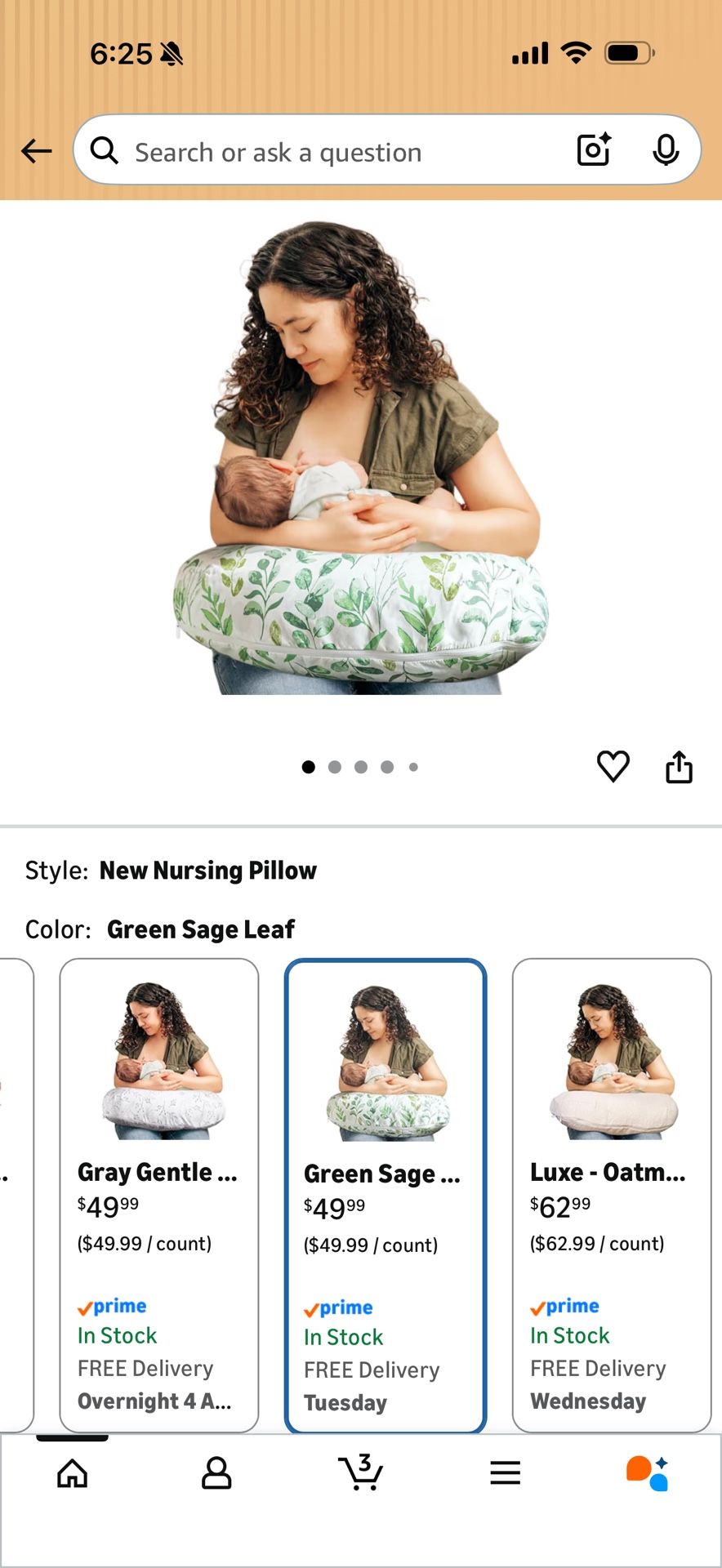 Boppy Breast Feeding Pillow