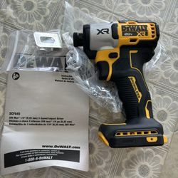 Dewalt Max Xr 1/4 “(6.35mm)3speed Impact Driver Dcf845 Tool Only