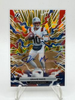 Drake Maye Gold Auto /50