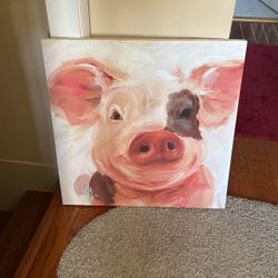 Pig Canvas Print 