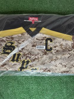 Supreme Fire & Ice Hockey Jersey FW25 M Camo