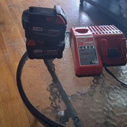 Milwaukee M18 Battery And Charger 