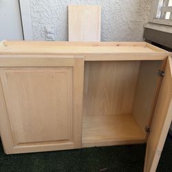 36” Solid Wood Kitchen Base Cabinet 