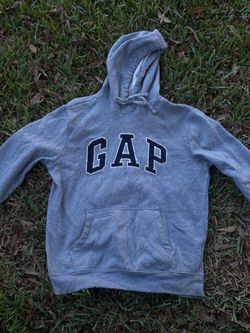 Gap Arch Logo Pullover Hoodie Gray