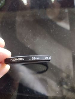 Free Camera lens filter UV 52mm Pro Master