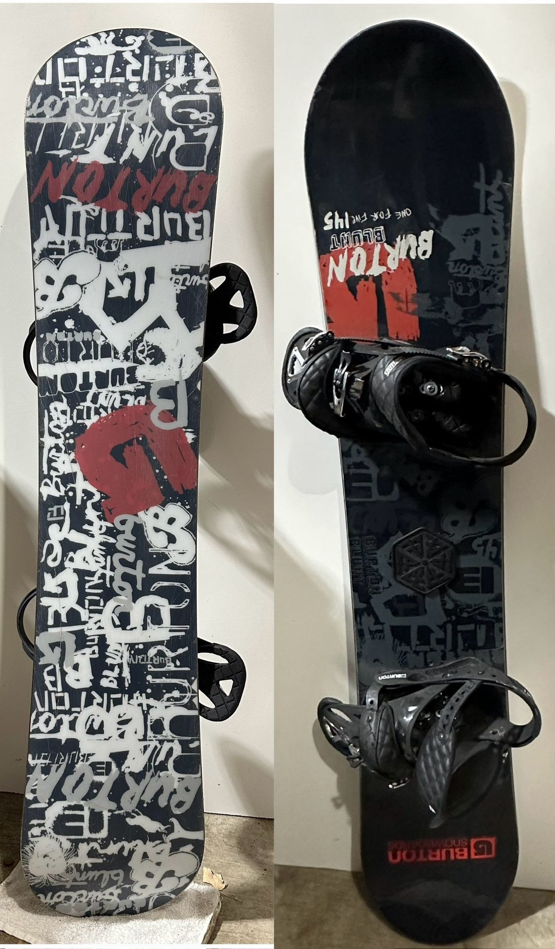 Burton Blunt 145cm Snowboard With Bindings