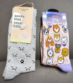 Dog and cat socks