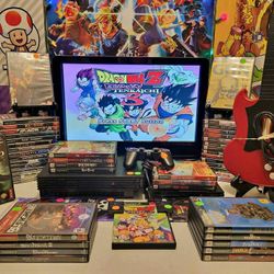 PS2 Retro Gaming Bully Godzilla Def Jam DBZ Wolverine Guitar Hero - Prices Vary