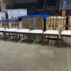 Broyhill Brasilia Set of 6 Mid Century Modern Dining Room Chairs