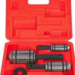 3-Pieces 1/18'' to 3-1/2'' Tail Exhaust Pipe Expander Exhaust Muffler Spreader Tail Pipe Muffler Exhaust Spreader Kit with Case

