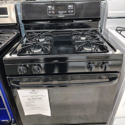 $429(MSRP$679) Hotpoint Gas Range With Raised Porcelain Cooktop and Broiler Drawer