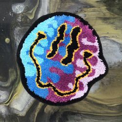 Trippy Face Rug 