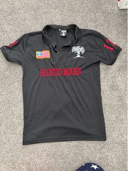 haunted mound black polo