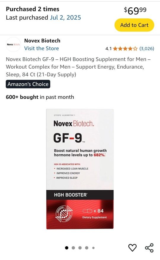 Novex Biotech GF 9 Supplement