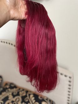 Burgundy/red Wig (worn once) 