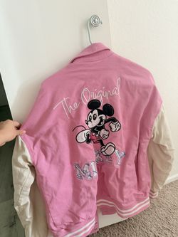 Pink Disney Varsity Jacket - Small