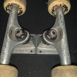 Thunder Trucks T147 And Active Wheels With Red Bearings