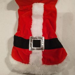 New Santa Dog Suit Clothes Costume 