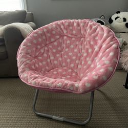 Cozy Faux Fur Saucer Chair