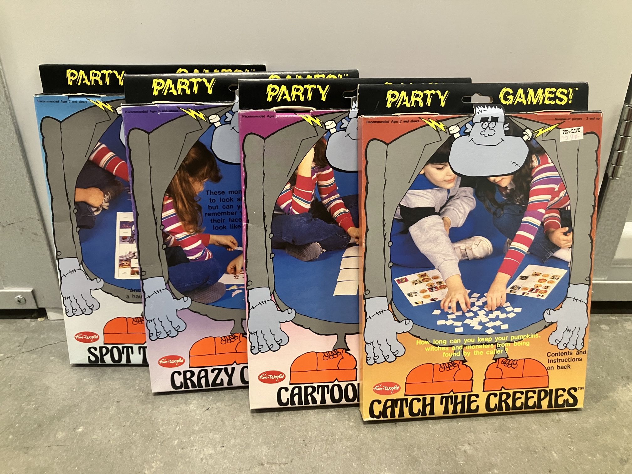 Vintage Retro 80’s Fun World Halloween Spooky Monster Party Games