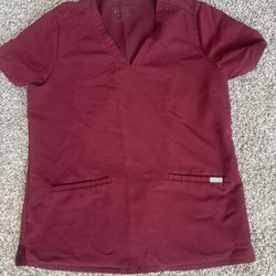 figs scrub top size M 