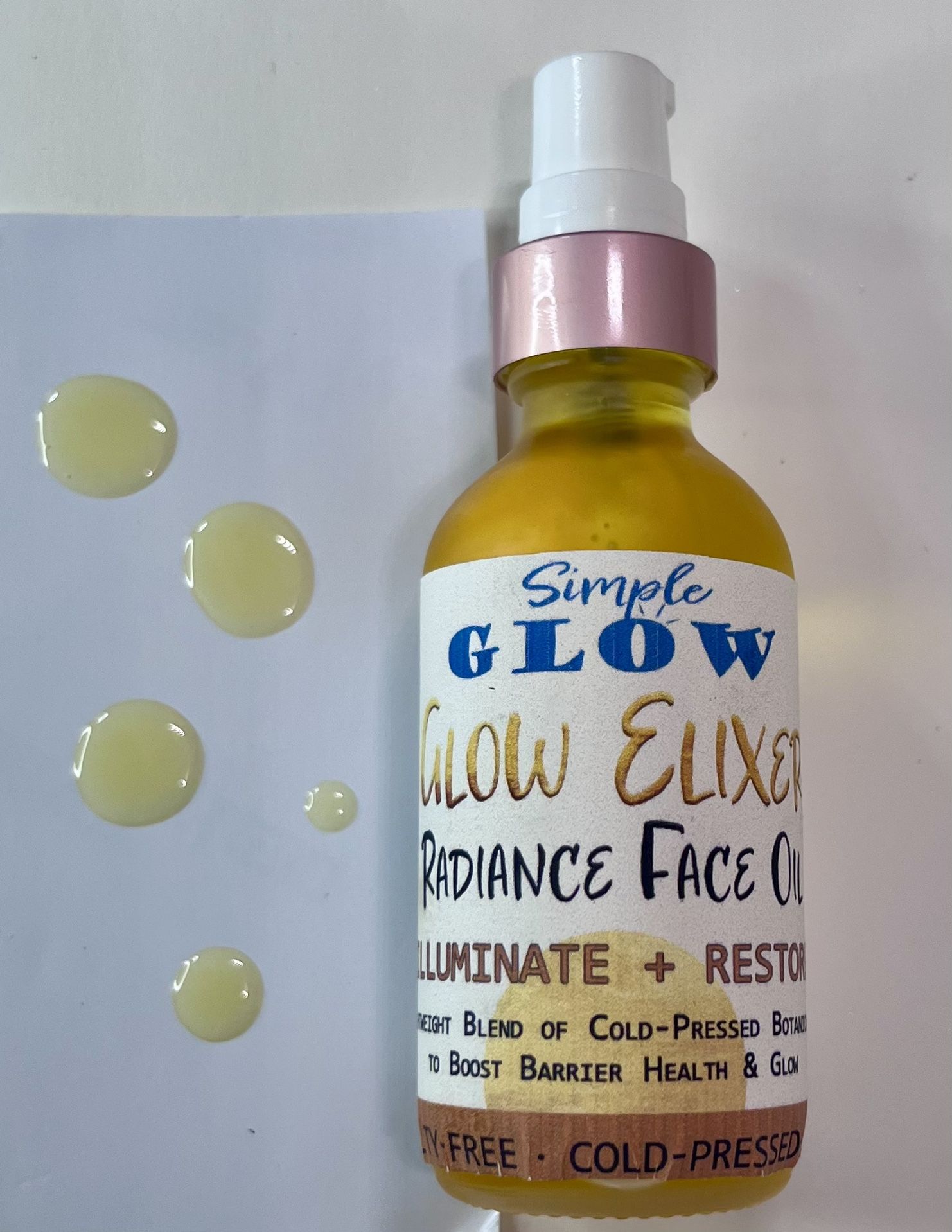 Glow Elixir Face Oil | Simple Glow Natural Skincare
