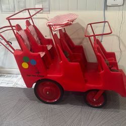 Red 6 Seat Buggy 