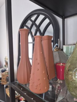 Clay pots & vases, sold separately