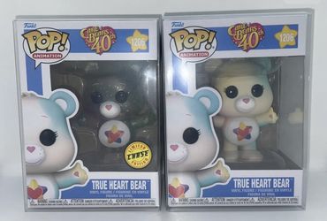 Care Bears 40th Anniversary True Heart Bear Pop! Vinyl Figure Set