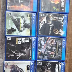 Ps4 Game Lot 8 Games