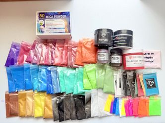 130 NEW Mica Powders & Pigments