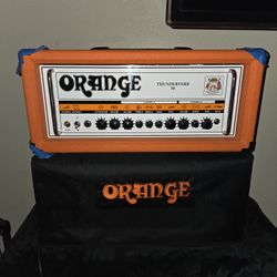 Orange ThunderVerb 50 watt guitar head mint condition.