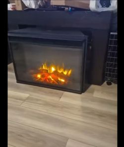 Fireplace and heater