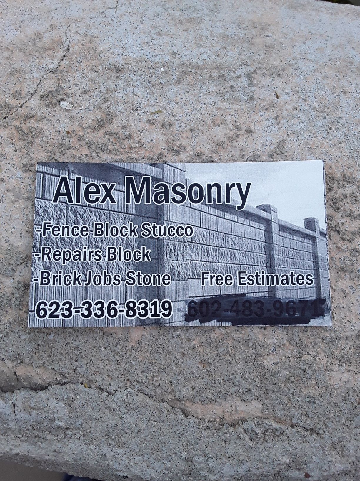 Alex masonry